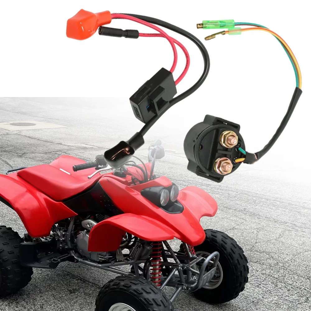 

32401-HN1-010 35850-HM3-000 Motorcycle Starter Relay Solenoid Battery Cable For Honda Sportrax 400 TRX400EX 2x4 1999-2007