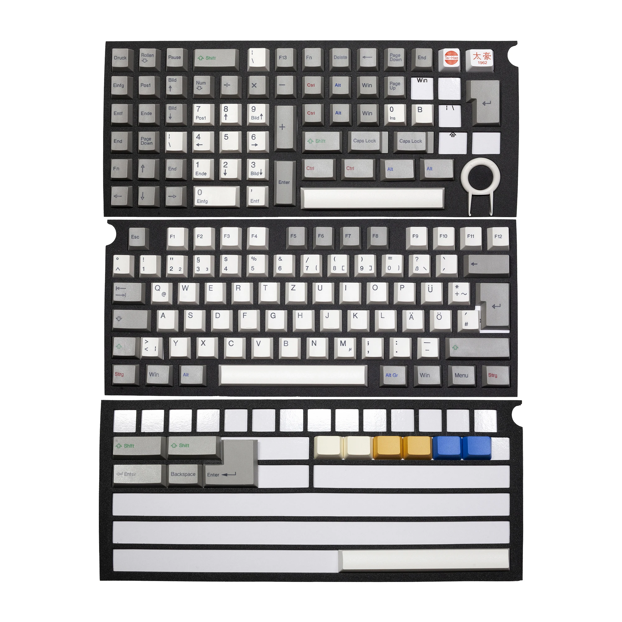 

Taihao Alps Ретро DE Keycap ABS Doubleshot колпачки для клавиш для игр «сделай сам», механическая клавиатура OEM «все в одном», немецкая