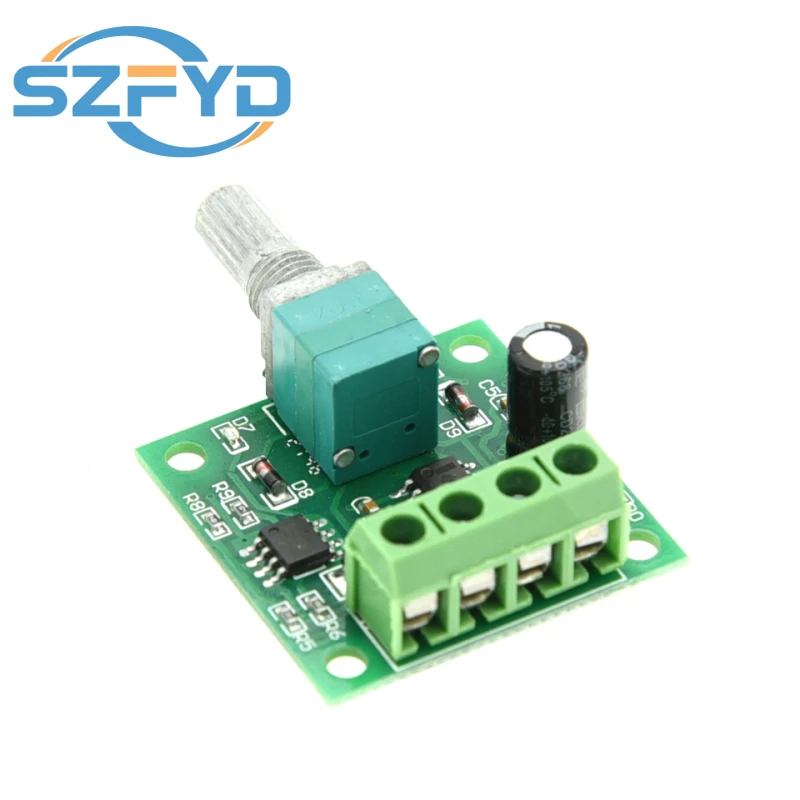 1.8V 3V 5V 6V 12V PWM DC Motor Speed Controller Module Speed Controller Potentiometer Knob Switch Kit Adjustable Drive Module image 6
