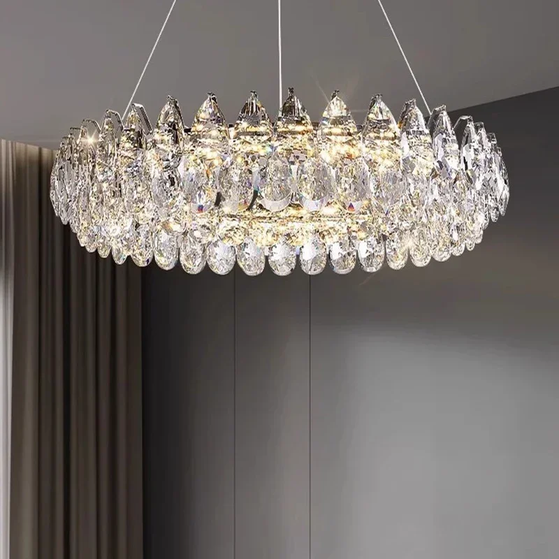 

Nordic Chandelier Pendant Lights Elegant Crystal Ceiling Lamp Pendant Light Home Decoration Hotel Indoor Lighting Las Luces LLPL