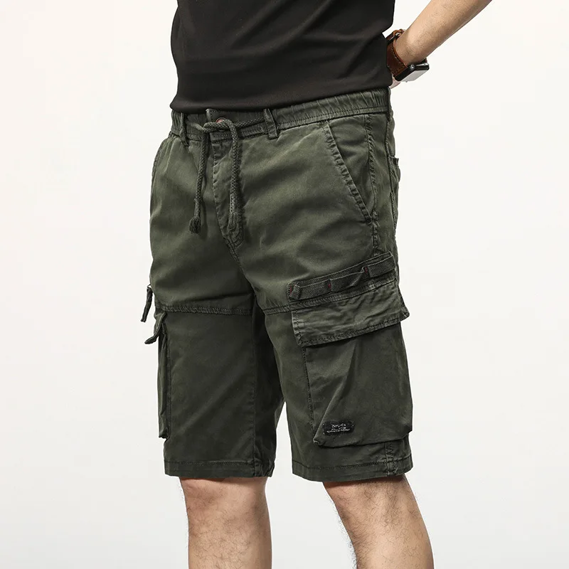 Summer Cargo Shorts Men Workout Mens Shorts Plus Size Short Pants Homme Fashion Bottoms Casual Streetwear Men's Bottoms Casual