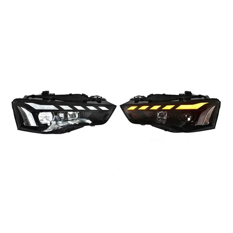 Factory Sale Bumper Headlamp A5 B8 Xenon Requires Bumper Replacement Upgrade Headlight DRL LED Headlights For Audi 2008-2011