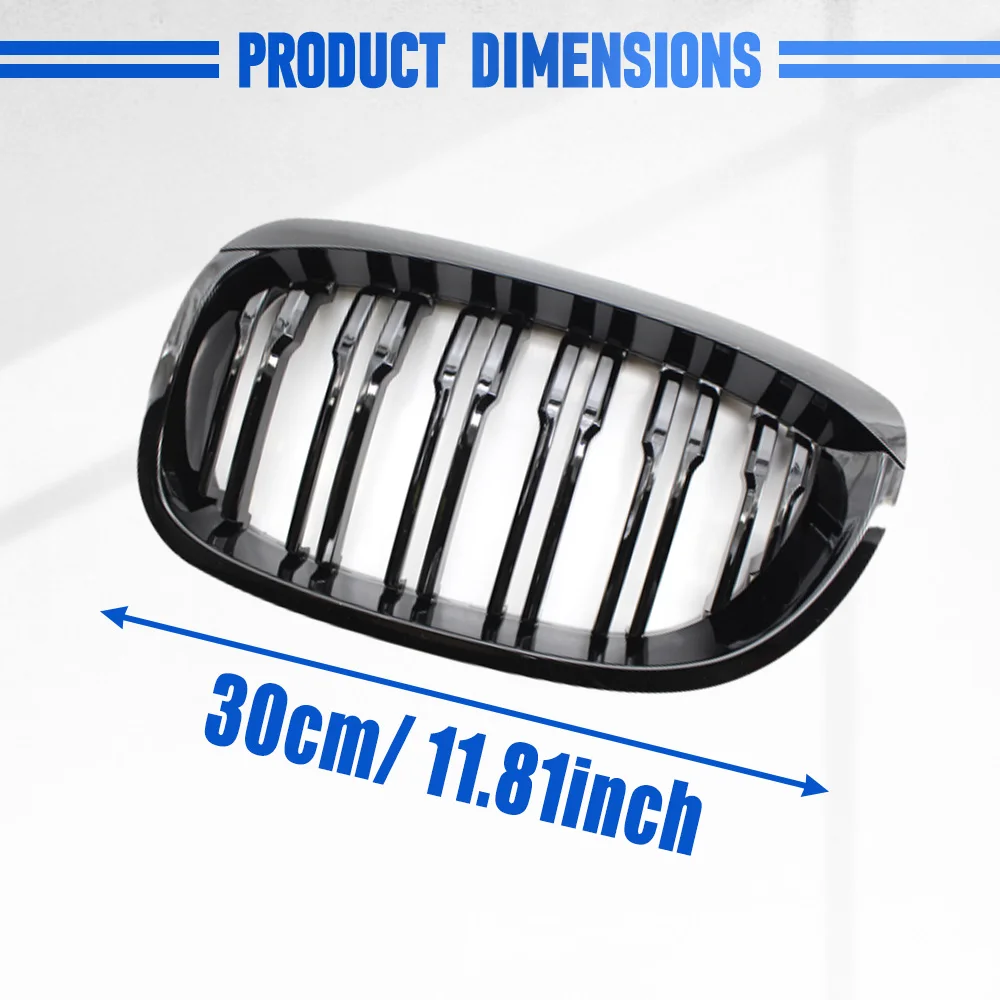 51137064317 51137064318 Front Bumper Kidney Grille for BMW E46 2-Door Facelift 2003-2006