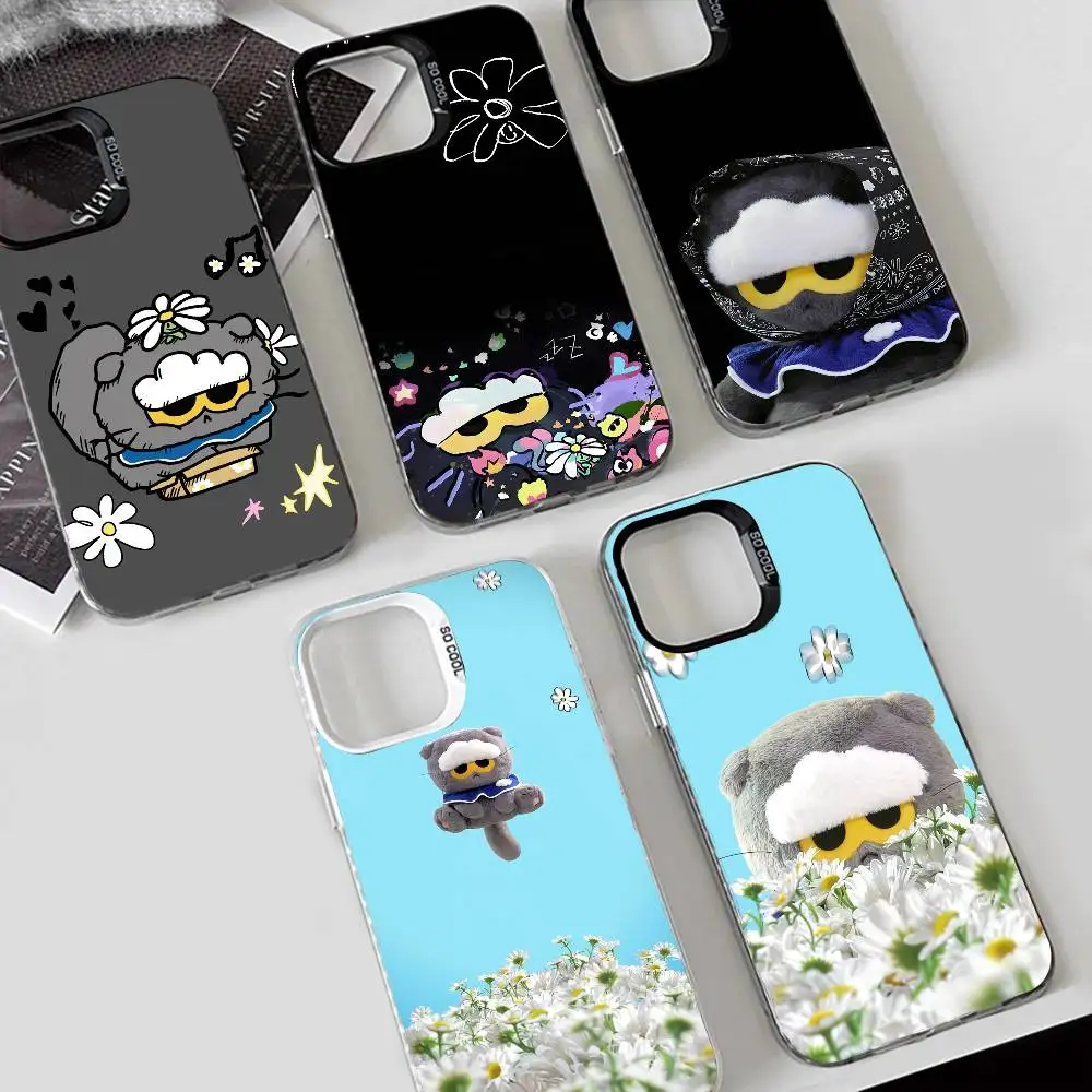 The latest trendy GD ZOA Cat Phone Case For IPhone 17 16 15 14 13 12 11 Pro Max Plus Color Shockproof Back Silver Cover