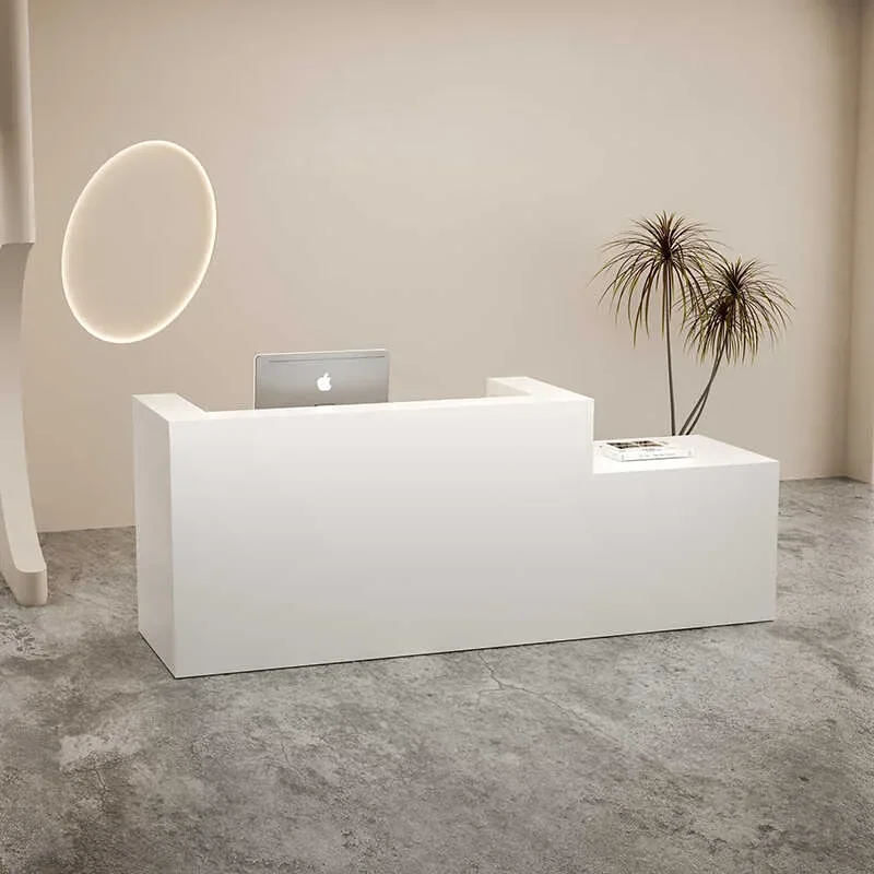 

Italian Style Clothing Store Reception Desks Beauty Salon Modern High-end Reception Desks Designer Office Furniture Recepce HBRD