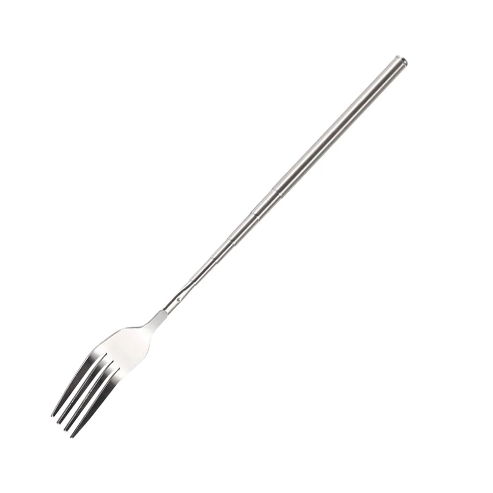 

Telescopic Barbecue Fork Forks Multifunctional Camping Utensil Cooking Utensils Scalable