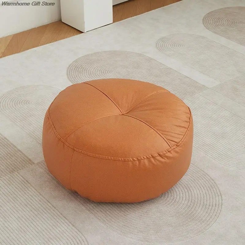 

Unstuffed Ottoman Cover Technology Fabric Pouf Cushion Cover Bedroom Simple Floor Seat Hassock Japanese-style Tatami Futon