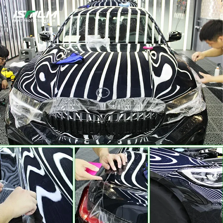 high glossy tpu coating anti scratch automotive paint protection wrapping price full body high polyurethane ppf roll car film