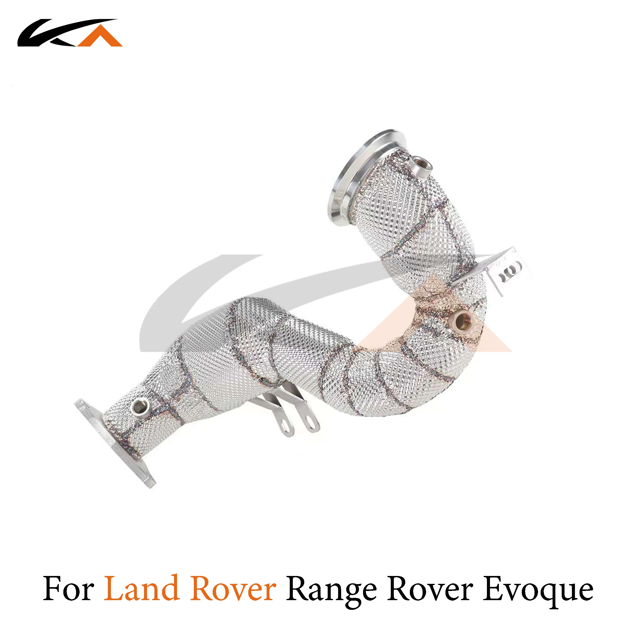 KA Tuning downpipe exhaust for Land Rover Range Rover Evoque 2.0T axle pipe performance heat shield with catalysis
