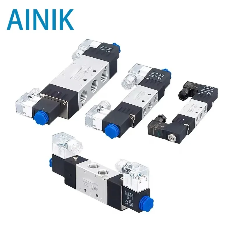 

Solenoid valve 5/2 5/3 Way for 4V310-08 4V320-08 4V330C-08 4V330E-08 4V310-10 4V320-10 4V330E-10 4V330P-10