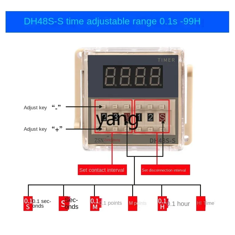 L'm'mDH48S-S petit contrôleur réglable à double cycle, 220380v