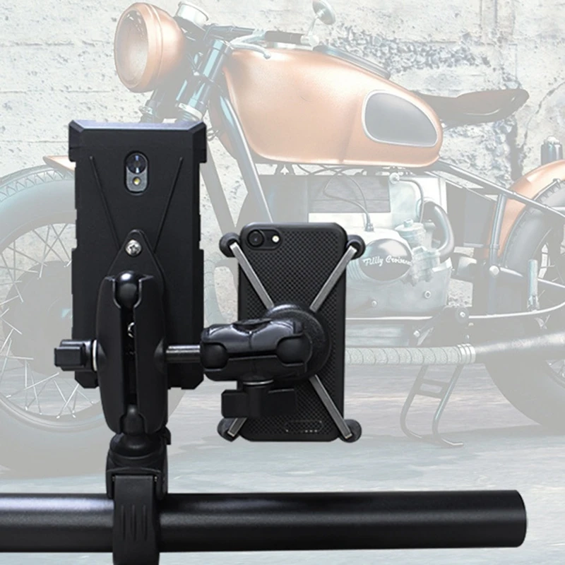 Arm Double Socket Arm For RAM With 1 Inch Ball Base Mount Motorcycle Camera Extension Arm