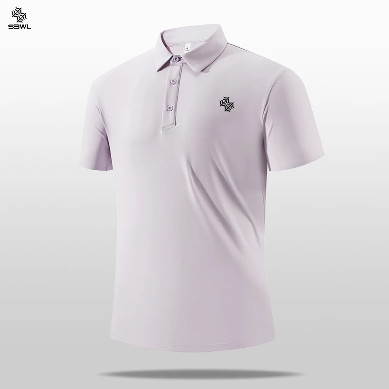 SBWL 2026 Summer Men's Tees New Outdoor Running Fitness Quick Dry Sports T-Shirt High Quality Light Casual Short Sleeve Gym Tops