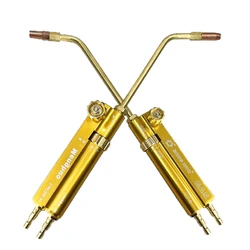Jet-Suction Welding Torch High Quality Aluminum Alloy Flamethrower Air Conditioning Repair Welding Copper Welding Gun 1500℃