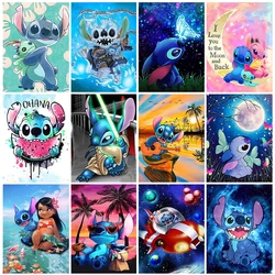 DIY Diamond Painting Lilo and Stitch Diamond Embroidery 5D Full Drill Cartoon Mosaic Picture Home Decor Disney Children's Gifts