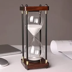 Sandglass Tools Kitchen Desk Sand Timer 30/60 Office Large Premium Metal Home Hourglass Decor Clock,time For Minutes Management