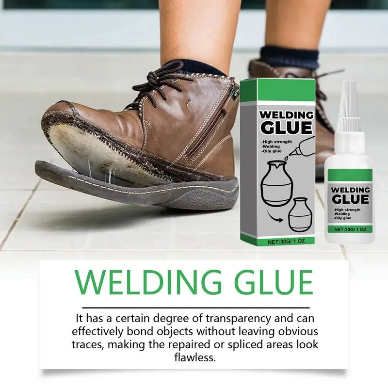 Glue For Crafts 30g Insrant Repair Glue For Shoes High Strength Multifunctional Quick Dry Craft Glue For Hobbyist Projects Photo