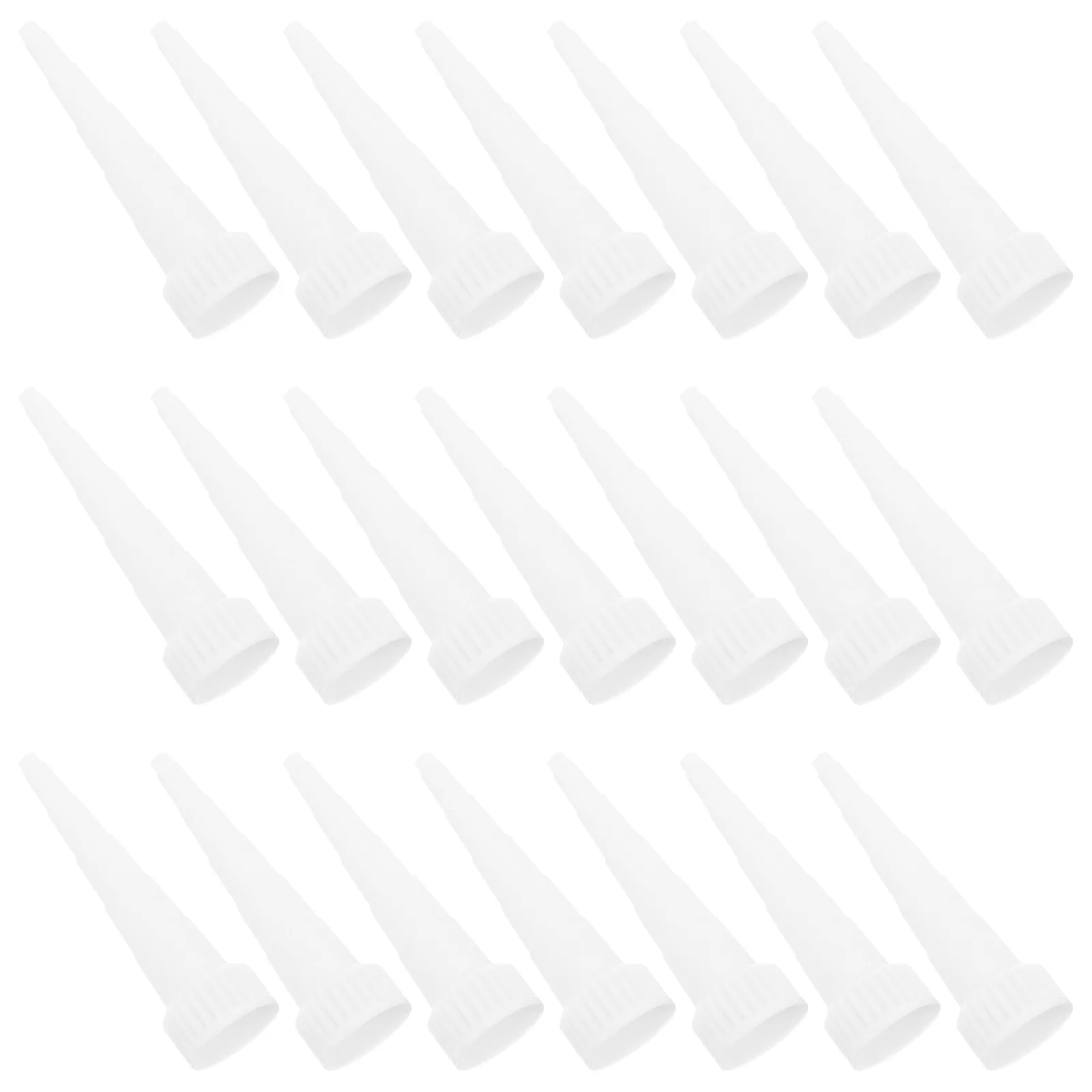 30 szt. Plastikowych końcówek do aplikatora kleju, precyzyjne dysze, przedłużki, zamienne nakładki do precyzyjnego nakładania kleju, do prac rzemieślniczych