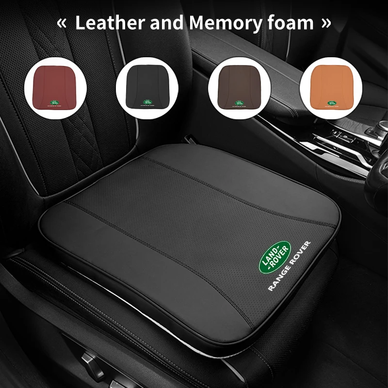 Breathable Leather Car Seat Booster Cushion For Landrover Freelander L2 LF Range Rover Evoque 3 4 Discovery L319 Accessories