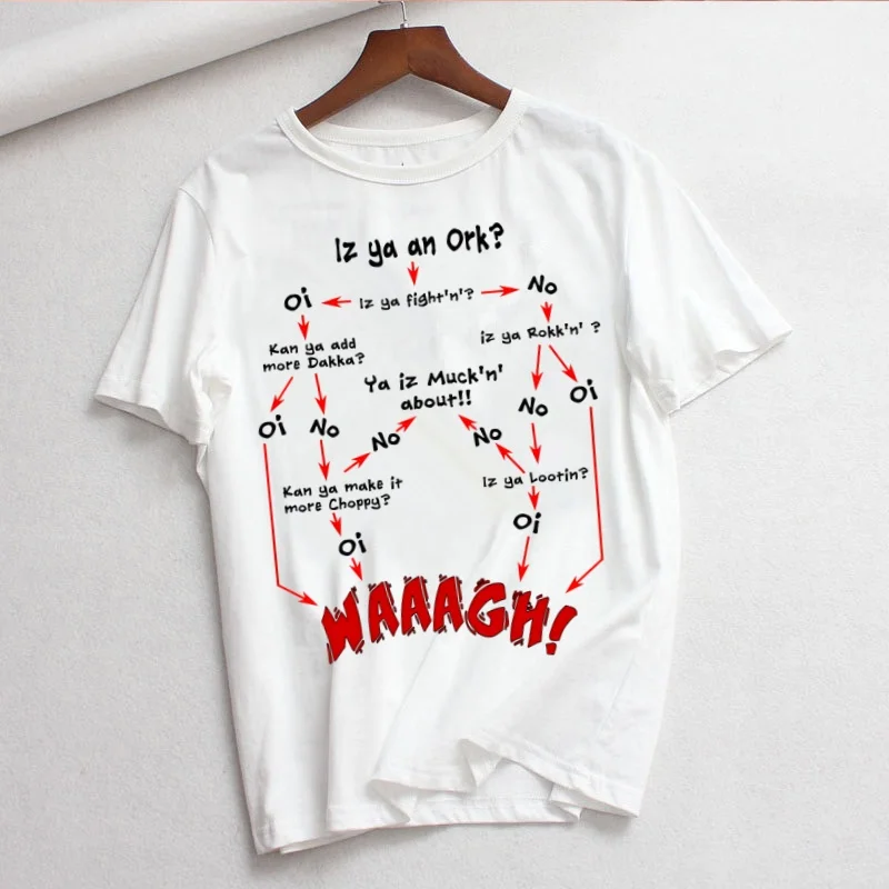 Warhammer 40k المرأة التي شيرت Harajuku سيدة إلكتروني طباعة تي شيرت مضحك الإناث تي شيرت الترفيه عادية موضة الجمالية التي شيرت #1