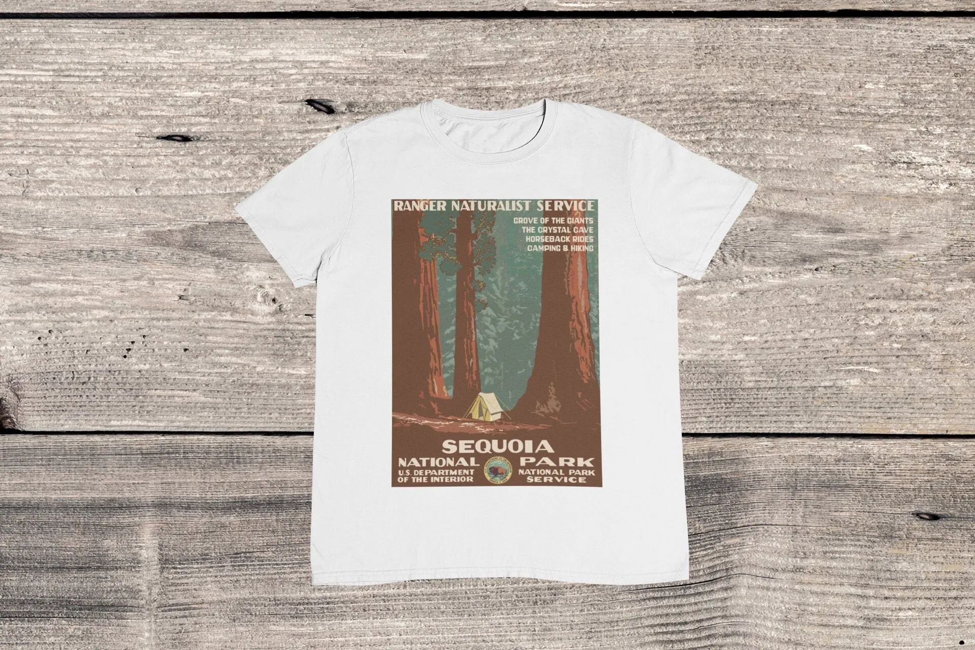 Sequoia National Park T Shirt Naturist Plants Nature