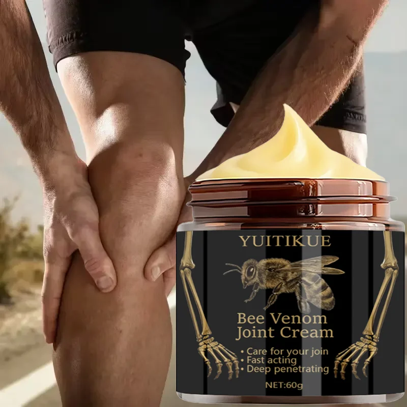 

Bee Venom Joint Cream 60g - Ultra-Premium Formula, Fast Acting & Deep Penetrating, Moisturizes Skin, Easy Absorption Non-Sticky