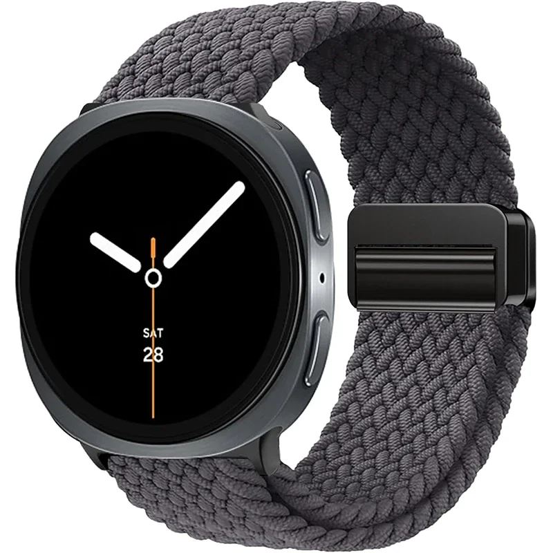 Geflochtenes Solo-Loop-Armband für Samsung Galaxy Watch 8 40/44mm Zubehör Nylon-Armband Correa Galaxy Watch 8 Classic Band 46mm – Detail 32