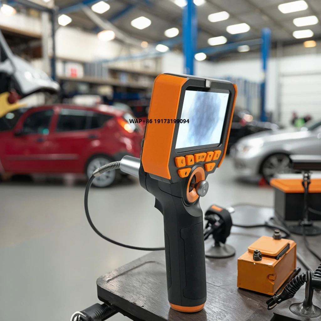 BRK BRK-30 Pro Industrial Endoscope 2mm Lens 2m Tungsten Braid Probe 5 Inch IPS Screen IP67 MP4 Recording 4-Hour Lithium