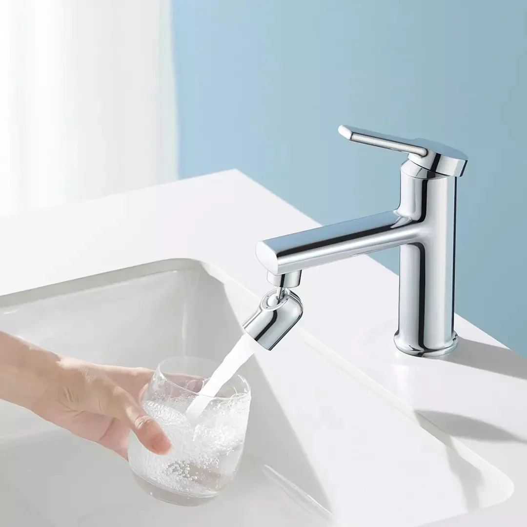 Xiaomi Smart Mouthwash Bubbler S1 Torneira Universal 720 °   Junta de bico de água rotativa à prova de respingos para lavar o rosto, suprimentos de banheiro
