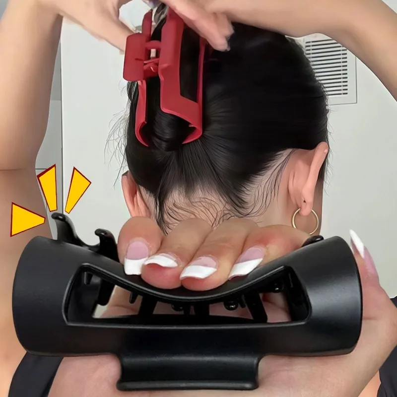 

Safe Silicone Hair Claw 10.5cm Gentle Geometric Clip No Pull No Break Hair Claw Clip for Sensitive Scalp Women Hair Accessories