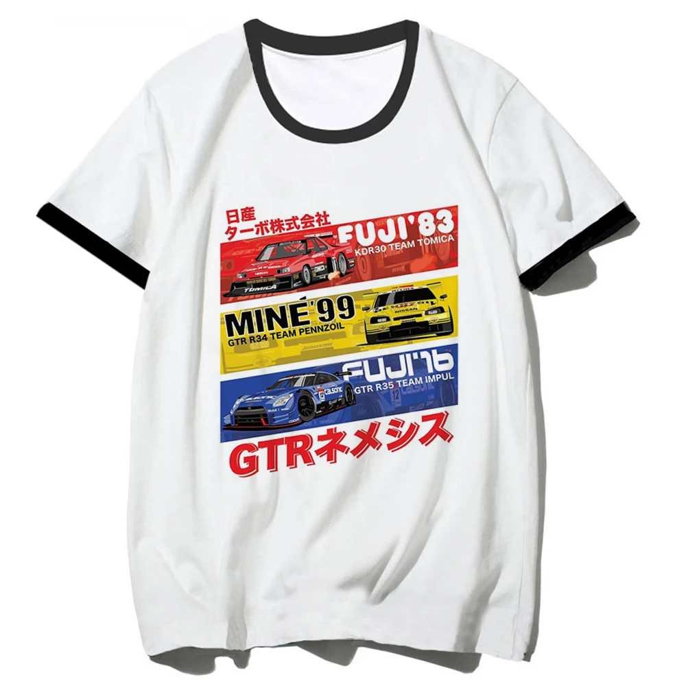 Initial d t shirt women summer t-shirts female 2000s comic clothes