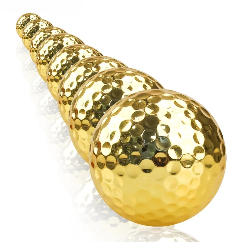 Club vergoldeter Ball Gold Golfball Galvanisierter Golf Double Practice Sarin Game Geschenk Geeignet für G430 und andere