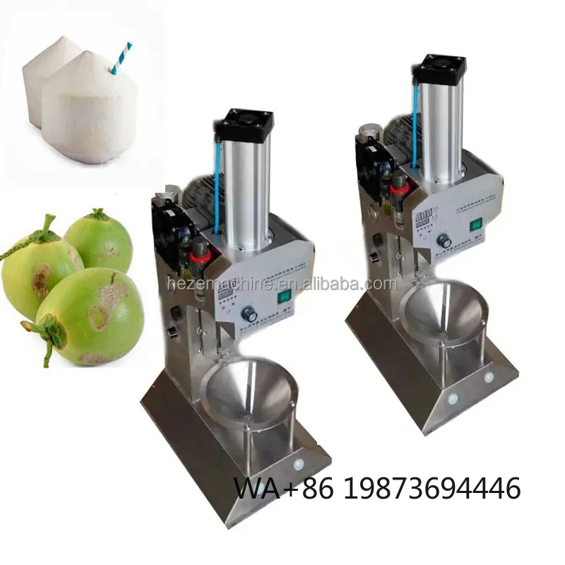 Commercial Manual Green Coconut Dehusk Cutter, Fresh Tender Shell Peeler