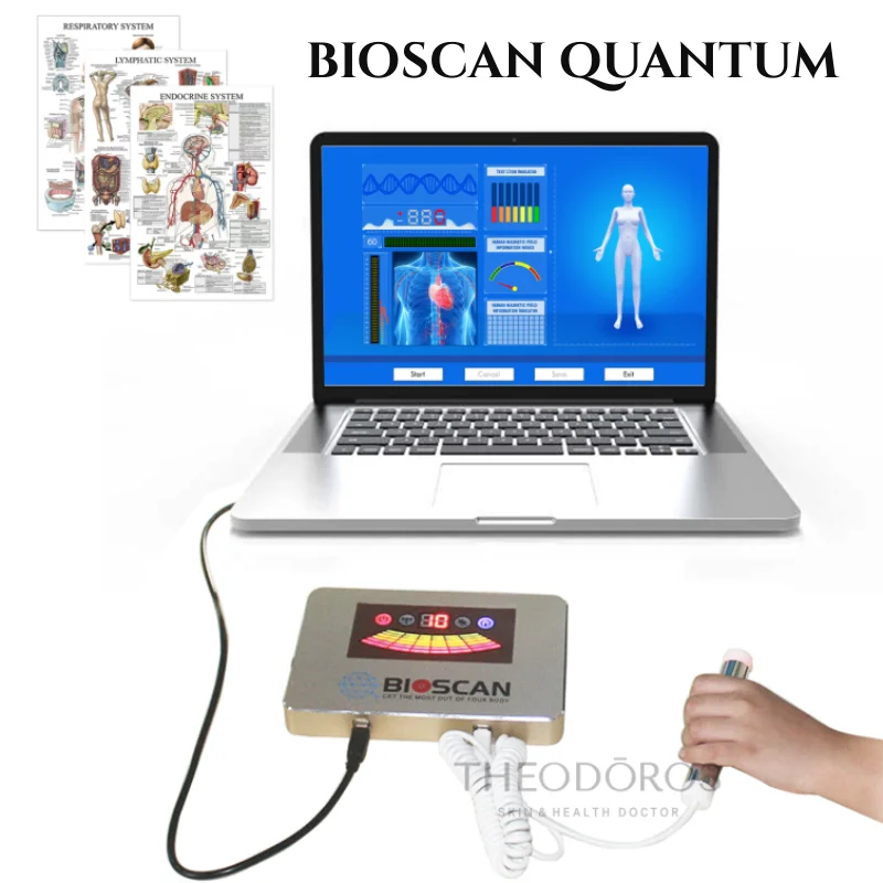 

Новое поступление, Квантовый магнитно-резонансный анализатор BIOSCAN, Квантовый анализатор с ручным датчиком, диагностика тела 2023