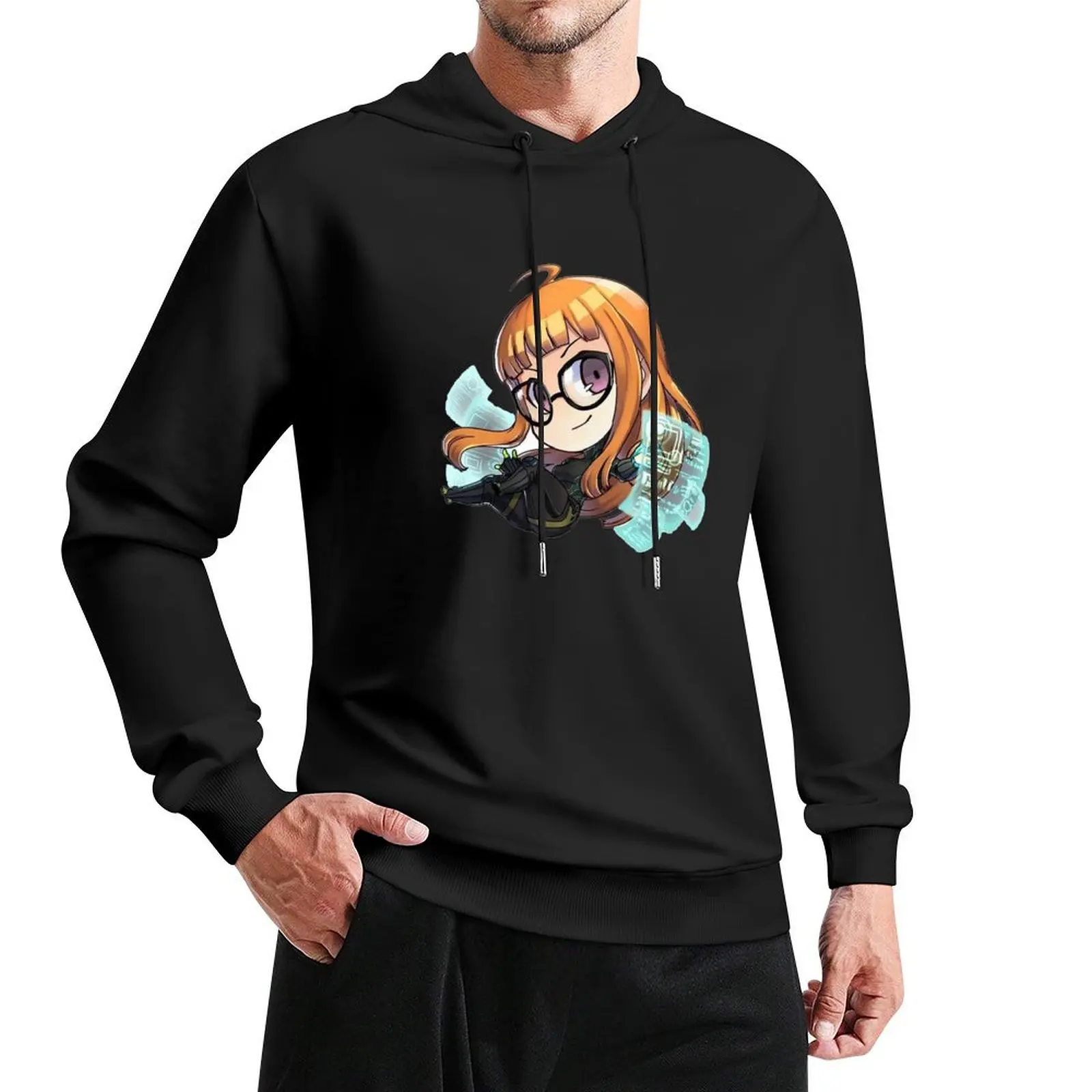 

Futaba Sakura Pullover Hoodie mens clothing men wear oversized hoodie