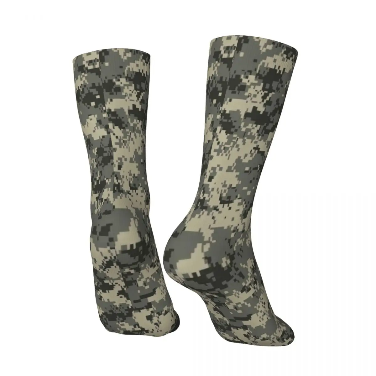 Hip Hop Retro Camouflage Crazy Men's Socks Unisex Harajuku Pattern Printed Funny Novelty Happy Crew Sock Boys Gift