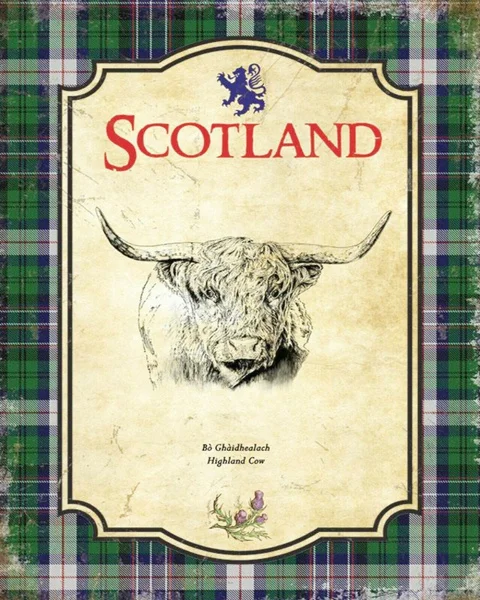 SCOTLAND SCOTTISH HIGHLAND COW METAL SIGN PLAQUE OTHERS ARE LISTED 14230