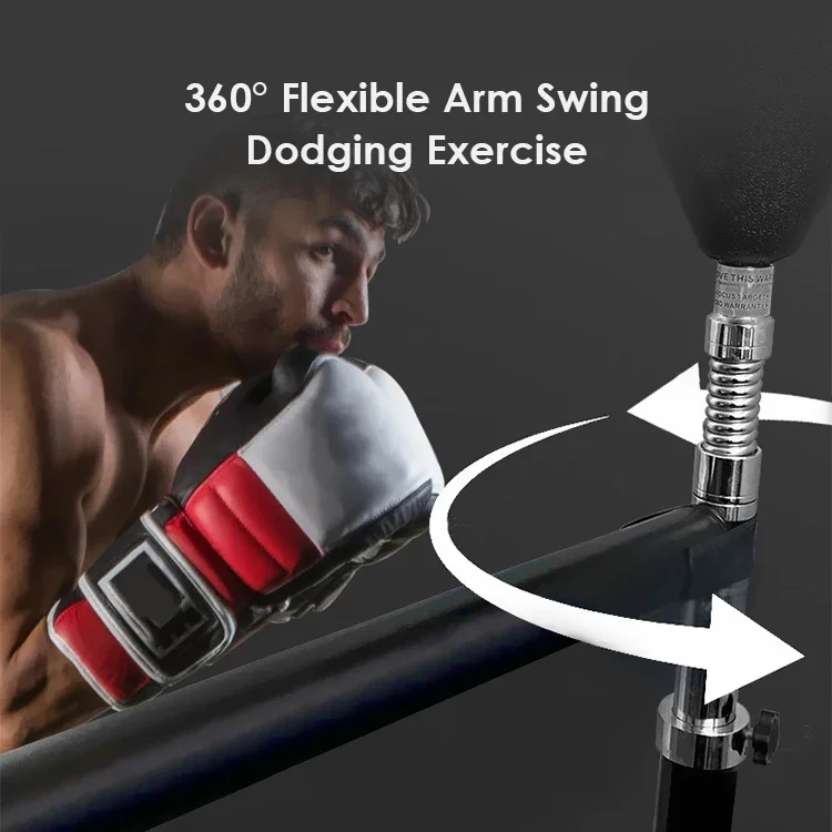 Adult Boxing Sandbag Reaction Target Rotating Vertical Stick Target Home Trainer Sanda Equipment Dodge Flash