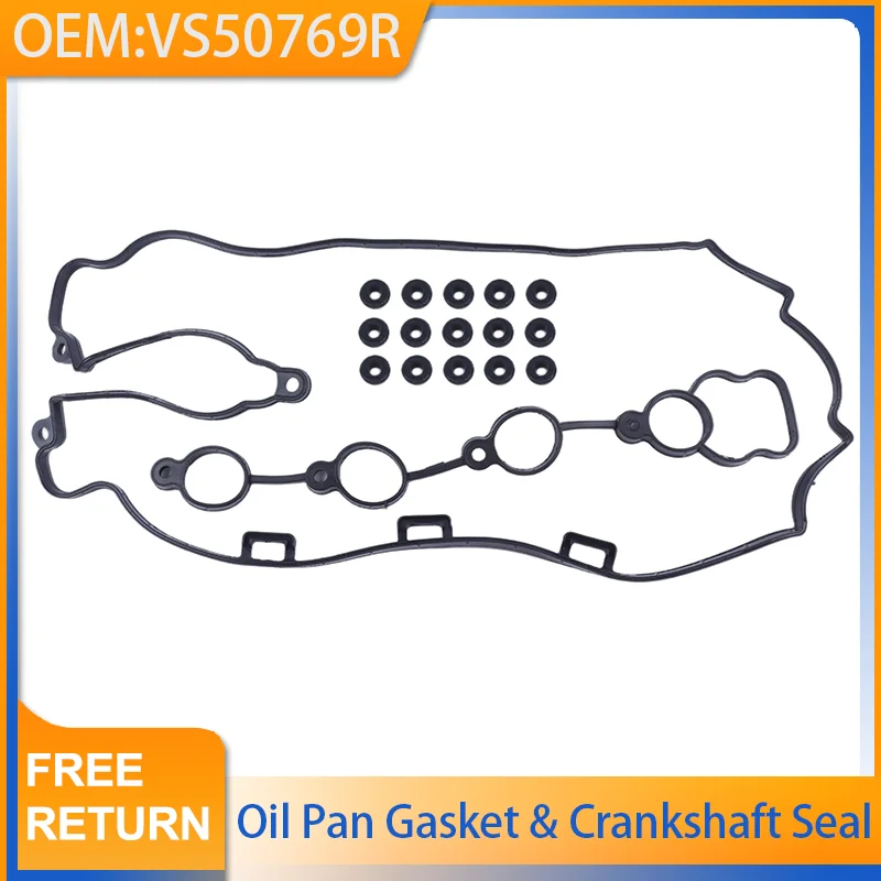 Junta de tapa de válvulas para Chevrolet Cobalt HHR Malibu Pontiac G5 G6 Solstice Saturn Aura Ion 2.2L 2.4L L4 OE # VS50769R
