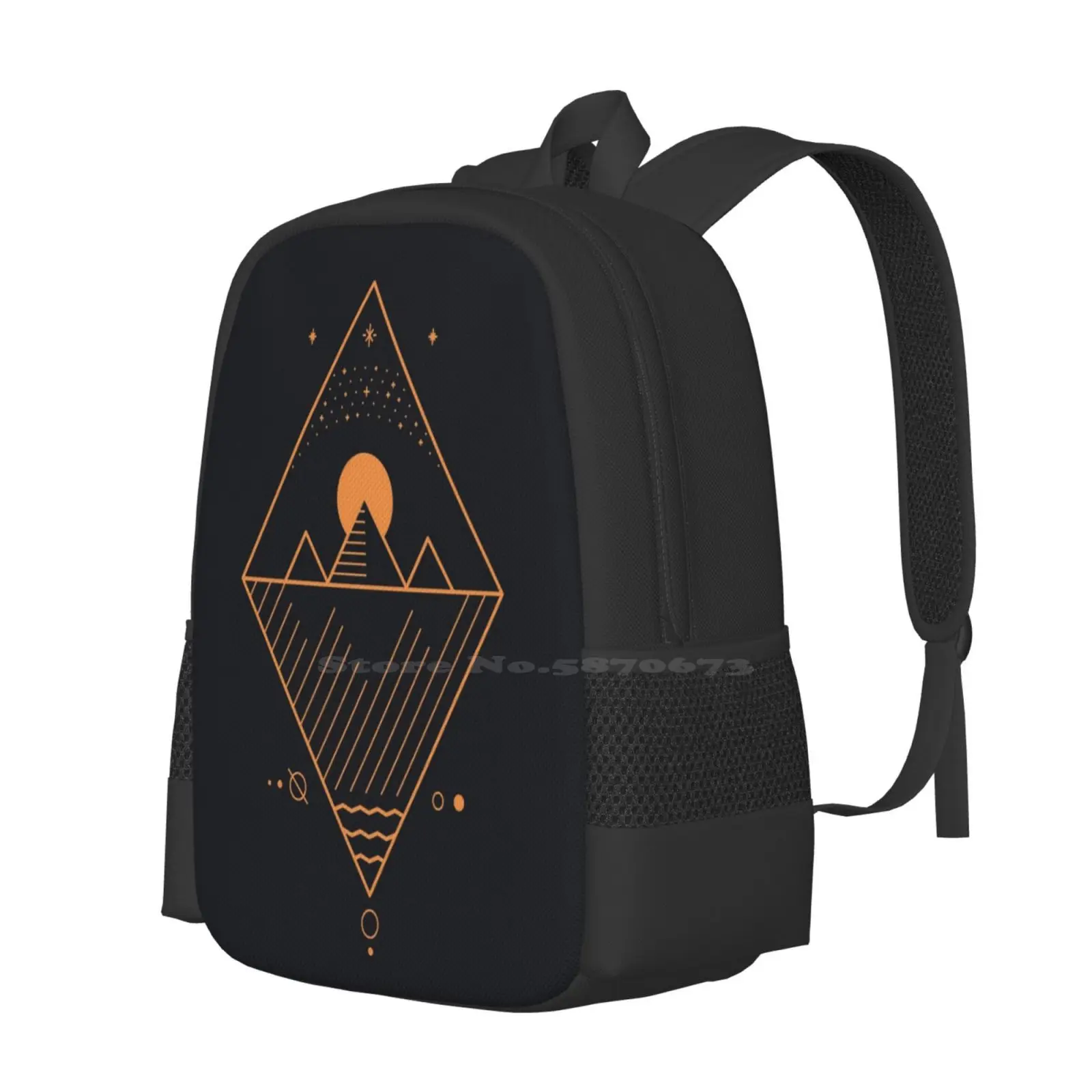 School Bags For Teenage Girls Laptop Travel Bags The Paper Crane Rick Crane Thepapercrane Science Fiction Cool Minimalist Art