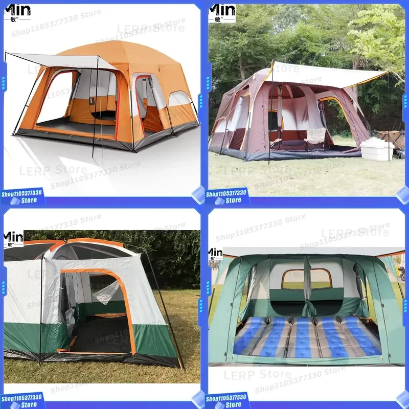 JWF-114 8-Person Large Space Outdoor Camping Tent