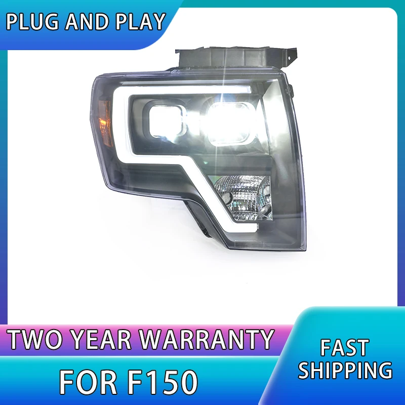 

Head lamp For Ford 08-14 Raptor F150 headlamp assembly retrofitting LED light source lens xenon lamp