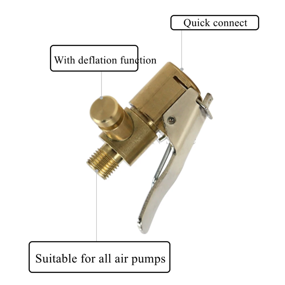 Воздушный патрон для автомобильных шин, дефляционный клапан насоса, соединитель клапана, патрон для воздушного насоса для шин грузовиков, надувная насадка