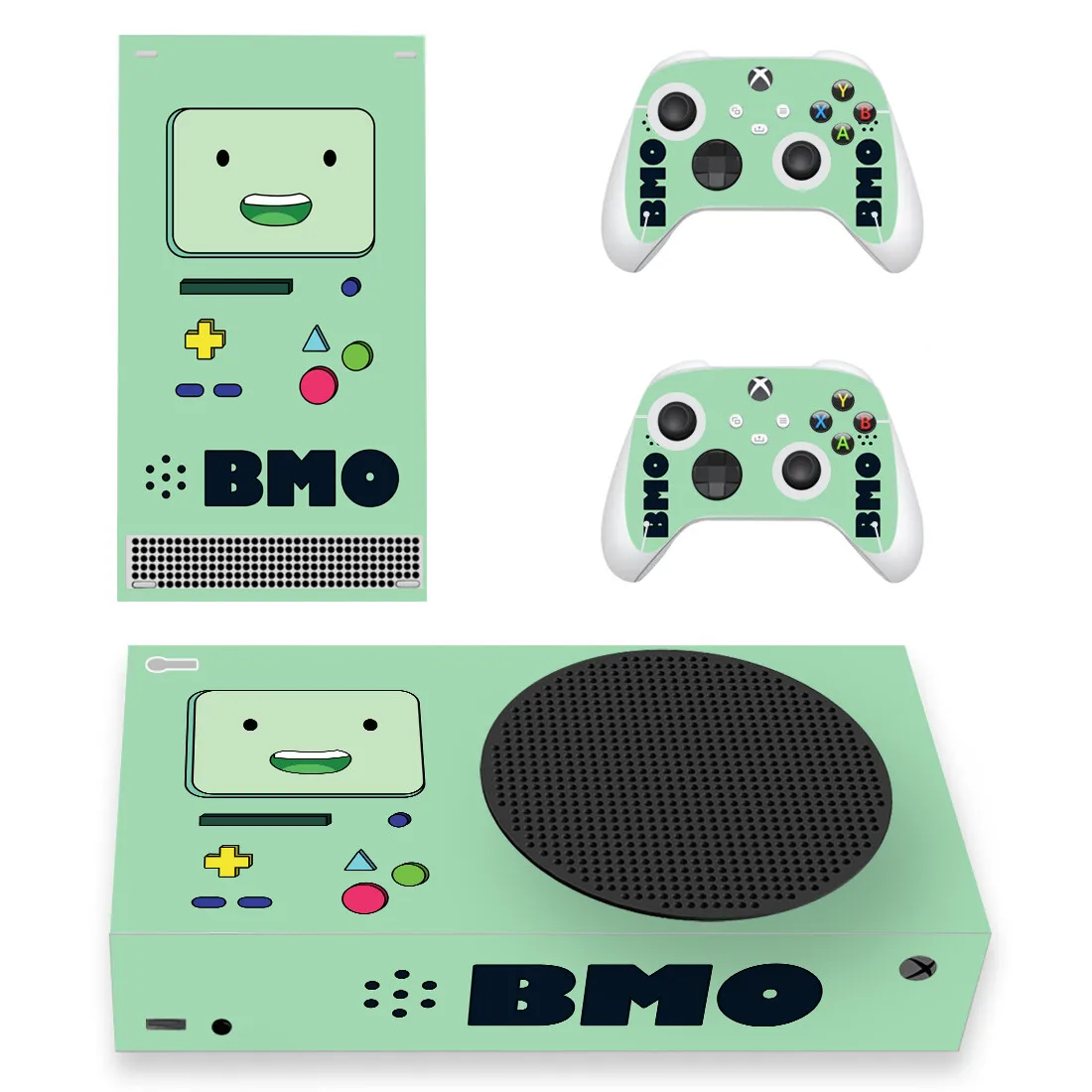 BMO Robert Skin Sticker Decal Cover for Xbox Series S Console and 2 Controllers XSS Skins Vinyl