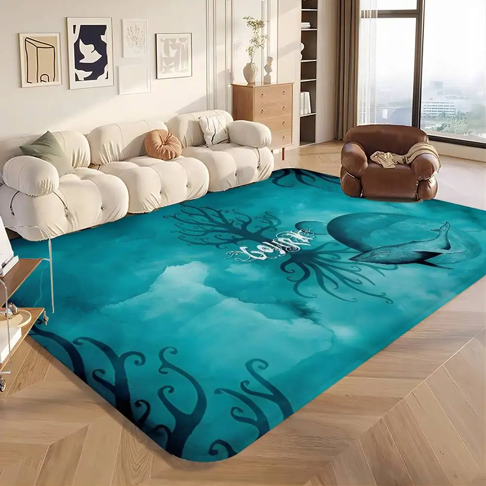 Avant-Garde Metal Combination G-GojiraS Hallway Carpet Retro Multiple Choice Living Room Kitchen Rug Non-Slip Welcome Rug