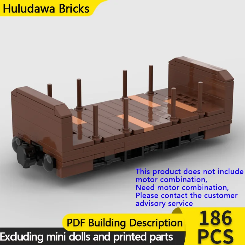 

Модель городской автомобиль MOC, строительные кирпичи, деревянный 4-колесный транспортный вагон, модульная технология, детские праздничные подарки, сборка игрушек, костюм