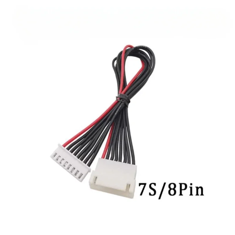 5Pcs JST-XH 2S 3S 4S 5S 6S 7S 8S LiPo Battery Balance Charger Plug Line Extension Cord Wire Balancer Connector Cable 20CM 22AWG