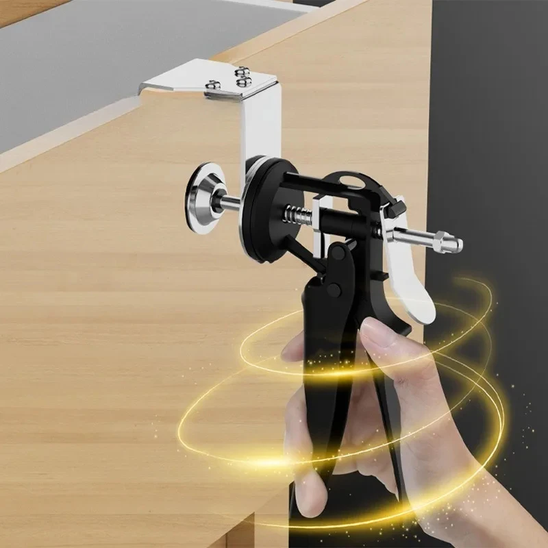 Press type drawer quick clip, cabinet woodworking fastener, multifunctional furniture installation and positioning tool