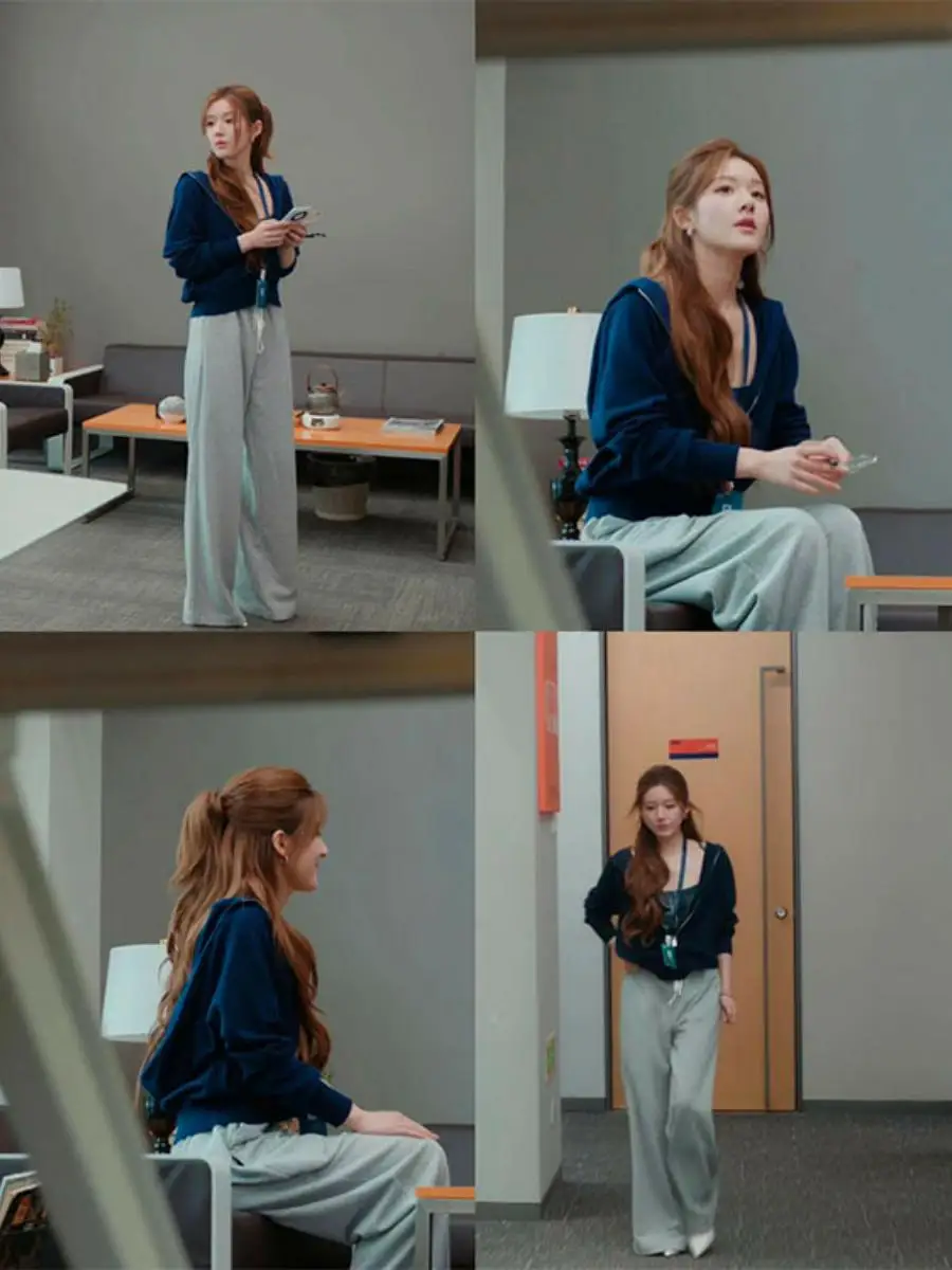 

Autumn 2026 Dongdaemun Zhao Lu Si Wool Hat Knitted Jacket Casual Pants Set Women's Fashion Korean Style Long Sleeve Pure Color