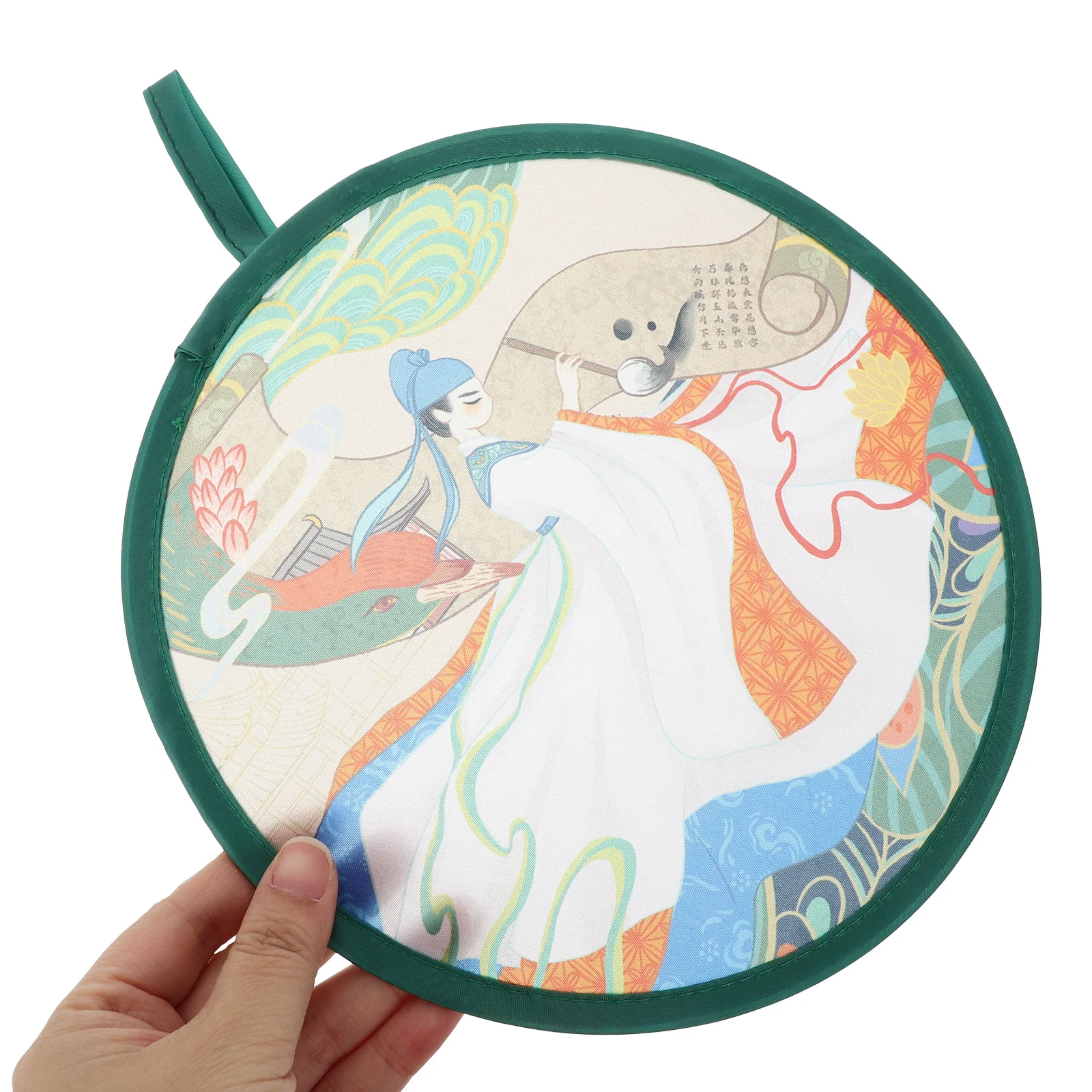 

3Pcs Foldable Round Fans Ancient China Style Handheld Fan for Summer Dance Performance Party Favors Portable Decorative Fan